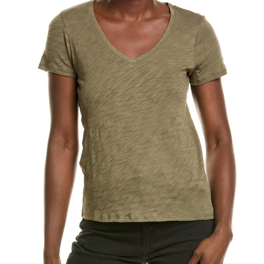 F1. Universal thread V-Neck Women's Short-sleeved top XS